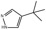4-(TERT-ブチル)-1H-ピラゾール 化学構造式