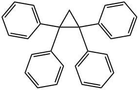 1,1,2,2-テトラフェニルシクロプロパン 化学構造式