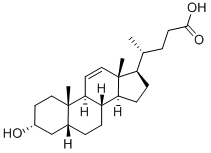 5B-CHOL-11-ENIC ACID-3A-OL Struktur