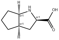 (R)-ENDO-CIS-2-AZABICYCLO [3,3,0]OCTANE-3-CARBOXYLIC ACID Struktur