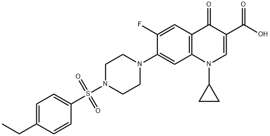 1053094-98-6 3-Quinolinecarboxylic acid, 1-cyclopropyl-7-[4-[(4-ethylphenyl)sulfonyl]-1-piperazinyl]-6-fluoro-1,4-dihydro-4-oxo-