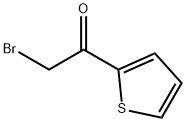 2-(ブロモアセチル)チオフェン 化学構造式