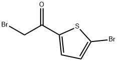 2-BROMO-1-(5-BROMOTHIOPHEN-2-YL)ETHANONE Struktur