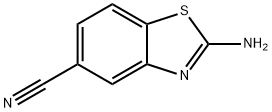 5-Benzothiazolecarbonitrile,2-amino-(9CI) Structure