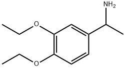1-(3,4-ジエトキシフェニル)エタンアミン 化学構造式