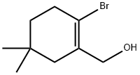 (2-ブロモ-5,5-ジメチルシクロヘキス-1-エン-1-イル)メタノール 化学構造式