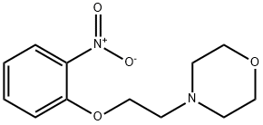 4-[2-(2-NITROPHENOXY)ETHYL]MORPHOLINE 化学構造式