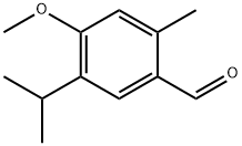 2-甲基-4-甲氧基-5-异丙基苯甲醛, 105337-42-6, 结构式