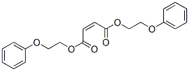 (Z)-2-ブテン二酸ビス(2-フェノキシエチル) 化学構造式