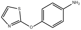 4-(チアゾール-2-イルオキシ)フェニルアミン 化学構造式
