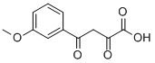 4-(3-Methoxy-phenyl)-2,4-dioxo-butyric acid Struktur