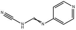 Methanimidamide, N-cyano-N-4-pyridinyl- (9CI) 化学構造式