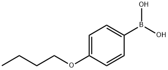 4-ブトキシフェニルボロン酸 化学構造式