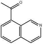 1-(异喹啉-8-基)乙酮 结构式
