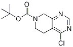 tert-Butyl4-chloro-5,6-dihydropyrido[3,4-d]pyriMidine-7(8H)-carboxylate Struktur