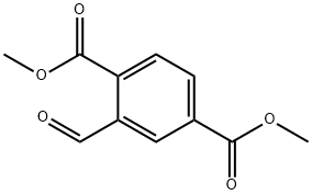 1,4-Benzenedicarboxylic  acid,  2-formyl-,1,4-dimethyl  ester Structure