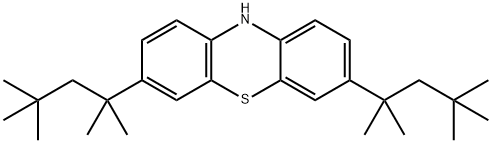 3,7-二(1,1,3,3-四甲基丁基)-10H-吩噻嗪 结构式
