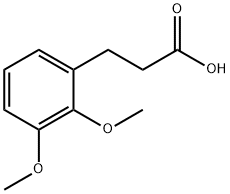 3-(2,3-二甲氧基苯基)丙酸,10538-48-4,结构式