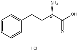 L-Homophenylalanine hydrochloride 化学構造式