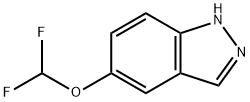 5-(二氟甲氧基)-1H-吲唑 结构式