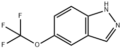 5-(トリフルオロメトキシ)-1H-インダゾール 化学構造式