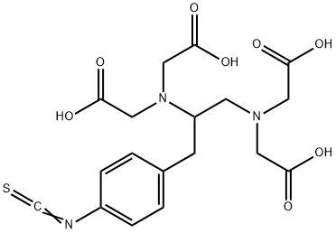 イソチオシアノベンジル-EDTA 化学構造式
