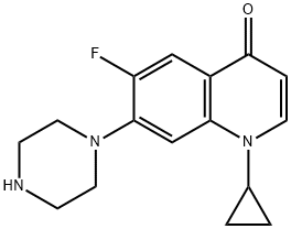 Decarboxy Ciprofloxacin Structure