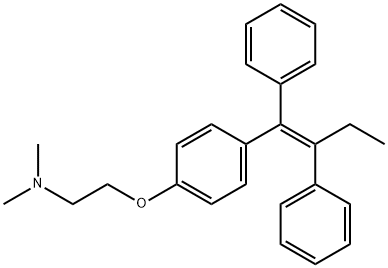 他莫昔芬,10540-29-1,结构式