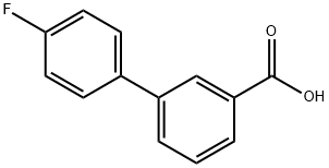 4′‐フルオロビフェニル‐3‐カルボン酸 化学構造式