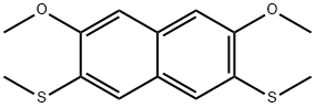 2,7-DIMETHOXY-3,6-BIS(METHYLTHIO)-NAPHTHALENE Struktur