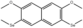2,7-DIMETHOXY-3,6-BIS(METHYLSELENO)-NAPHTHALENE Structure