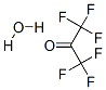 HEXAFLUORO-2-PROPANONE MONOHYDRATE 结构式