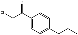 2-chloro-4-propylacetophenone Structure