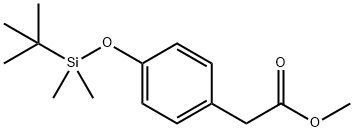 4-叔丁基二甲基硅烷基氧基苯乙酸甲酯,105460-59-1,结构式