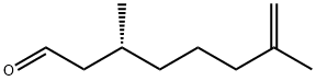 [R,(+)]-3,7-Dimethyl-7-octenal Structure