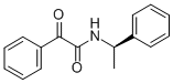 ALPHA-OXO-N-[(R)-1-PHENYLETHYL]PHENYLACETAMIDE Structure