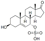 Androst-5-en-17-one, 3-hydroxy-7-(sulfooxy)-, (3beta,7alpha)- (9CI) Struktur