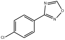 3-(4-クロロフェニル)-1,2,4-オキサジアゾール 化学構造式
