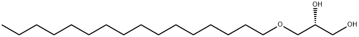 3-O-HEXADECYL-SN-GLYCEROL Structure