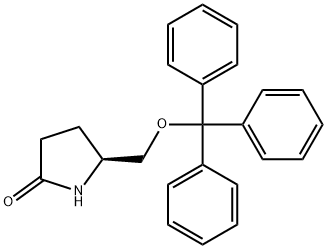 (S)-(+)-5-(TRITYLOXYMETHYL)-2-PYRROLIDONE Structure