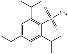 2,4,6-トリイソプロピルベンゼンスルホンアミド 化学構造式