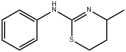 N-(4-METHYLTETRAHYDRO-1,3-THIAZIN-2-YLIDENE)ANILINE Struktur