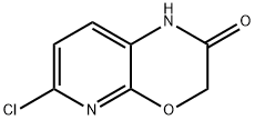 7-クロロ-2H-ピリド[2,3-B]-1,4-オキサジン-3(4H)-オン 化学構造式