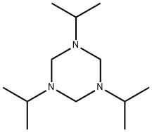 ヘキサヒドロ-1,3,5-トリイソプロピル-1,3,5-トリアジン 化学構造式