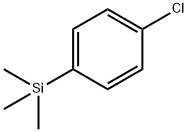 (4-クロロフェニル)トリメチルシラン 化学構造式