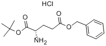 H-GLU(OBZL)-OTBU HCL Struktur