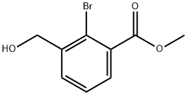 Methyl 2-broMo-3-(hydroxyMethyl)benzoate Struktur