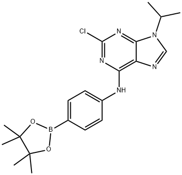 1056016-74-0 2-chloro-9-isopropyl-N-(4-(4,4,5,5-tetramethyl-1,3,2-dioxaborolan-2-yl)phenyl)-9H-purin-6-amine