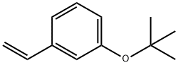 3-T-BUTOXYSTYRENE Structure
