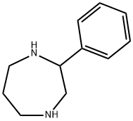 2-苯基-[1,4]二氮杂环庚烷 结构式